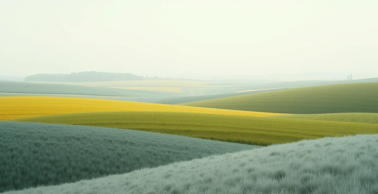 Natürliche Farbpalette inspiriert von deutschen Landschaften mit Erdtönen und harmonischen Nuancen